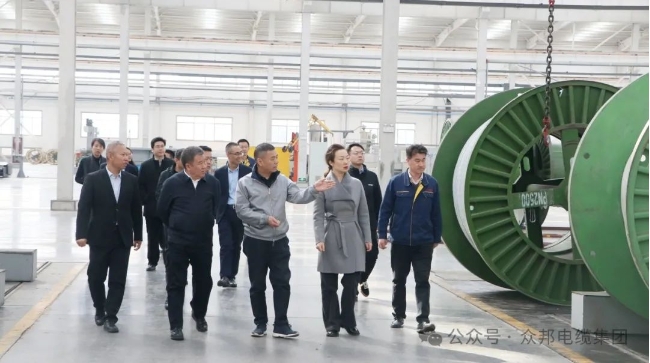 深入企业走访,探寻招商新思路——兰州市政协副主席、国家级兰州高新区党工委书记芮文刚一行莅临众邦(西安)电缆集团考察调研